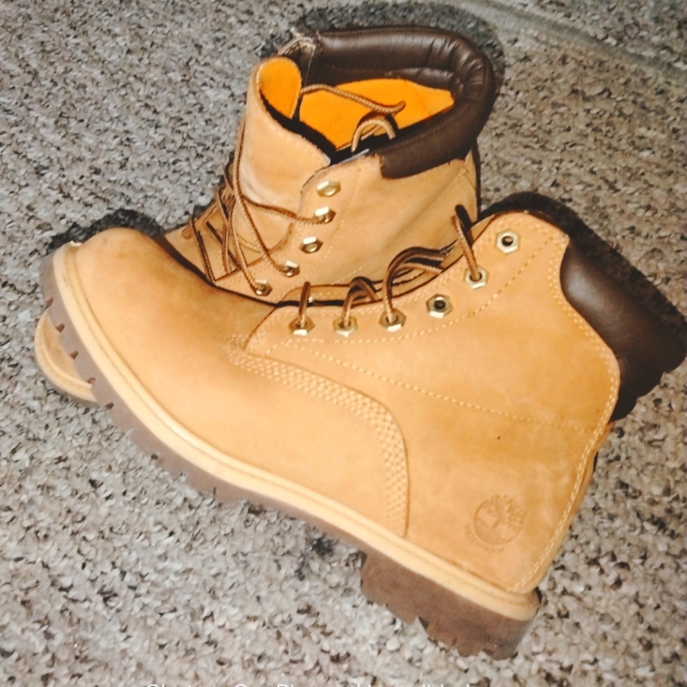 TIMBERLAND 6inch Boots Waterproof Suede Wheat Size 8M